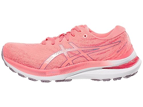 ASICS Women's Gel-Kayano 29 Running Shoes, 9, Papaya/Violet Quartz