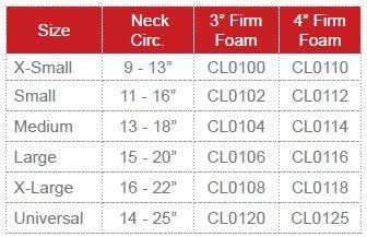 Coreline Cervical Collar 3" Firm Foam (X-Large)