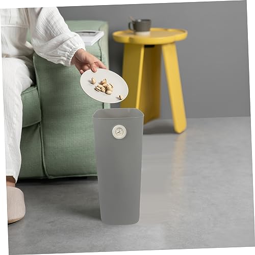 Caneca de basura de plástico rectangular para espacio estrecho miniatura 4