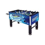 Carromco Unisex – Erwachsene Stadium-XT Kickertisch, Blau, 142 x 75 x 87.5 cm