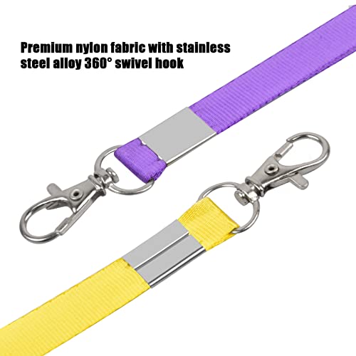 15pcs Cordino da collo con Clip, Porta Badge da