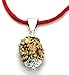 Embrace Creativity & Positivity: Handmade Certified 3 Mukhi Rudraksha Pendant Necklace - Cancer Birthstone - Solar Plexus & Sacral Chakra Alignment