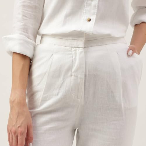 Image of Marks & Spencer High Waisted Tapered Ankle Trousers
