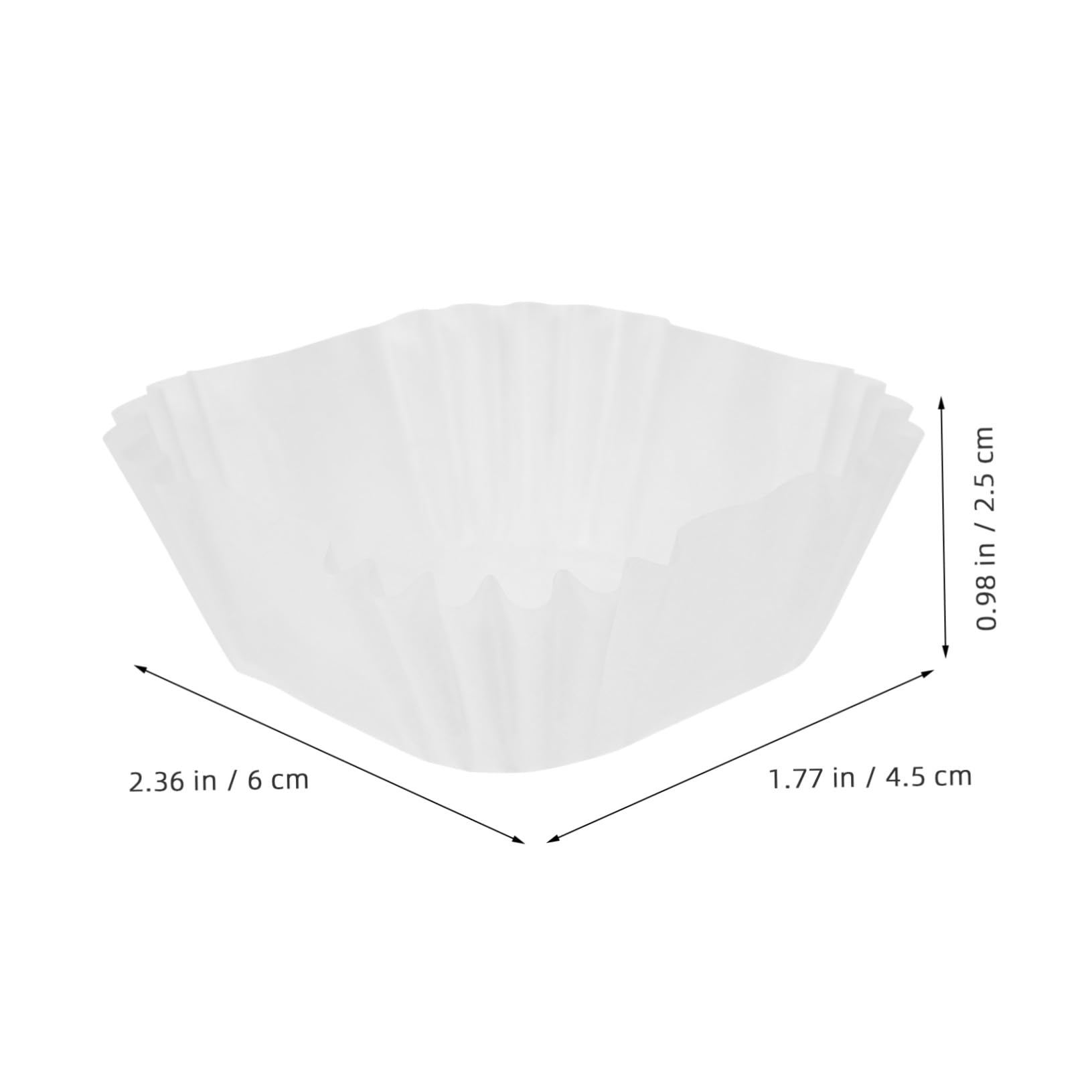 3000 Piezas Forros Cuadrados para Magdalenas Papel para Hornear Resistente la Grasa Liners para Cupcakes y Muffins sin Olor para Fiestas y Repostería Profesional