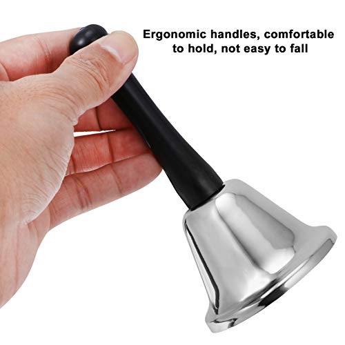 4 Pcs Christmas Metal Steel Hand Bell Bell Metal Hand Call Bell Hand Bells Call #TOP2