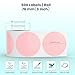 YIKIADA Pink Circle Thermal Labels Vinyl 3 Inch Self-Adhesive Round Stickers Roll Waterproof Printer Decals Name Tag for QR Code DIY Office Address 500 PCS