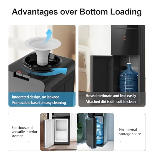 Tehanld Top Loading Water Cooler Dispenser Hot Cold & Cool Water