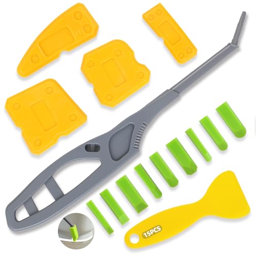 15 PCS Silicone Caulking Tool Kit