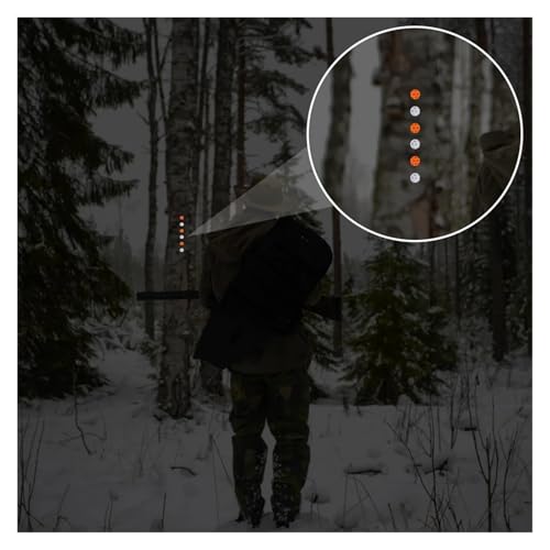 Chinchetas reflectantes para evitar pérdidas nocturnas en senderismo 7