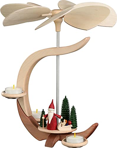 Pyramide de Noël en C pour table festive et décoration de salon chaleureuse