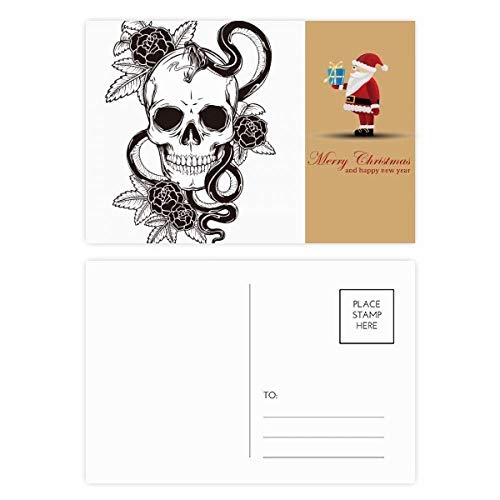 Cartes postales crâne et serpent pour décorer vos murs et surprendre vos amis
