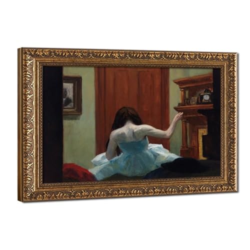 Toile New York Interior Edward Hopper pour un salon contemporain chic
