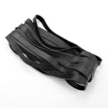 Heavy Duty Rubber Bands 20 Pcs Black Large Thick Elastic Rubber Bands 20x1CM Trash Can Band Rope Strong Durable Wide Wrapping Bands for Industrial Home Office School File Folders Garbage Can
