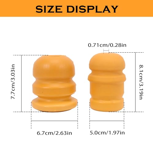 Image of 2 Pairs Front & Rear Bump Stops Wrangler JK 2007-2018 52060428AB