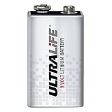 Ultralife U9VL Lithium Batterie 9 V, E-Block (U9VL, U9VL-J, 1,2Ah)