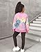 Girls 2 Piece Outfits Toddler Girl Clothes Tie Dye Sweatsuits Long Sleeve Pullover Sweatshirt Sweatpants Athletic Tracksuits Causal Kids Clothing Sets Fall Winter Fashion Jogging Lounge Pink 4T-5T