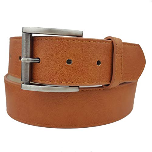 Vegan Plain Belt with Silver Buckle