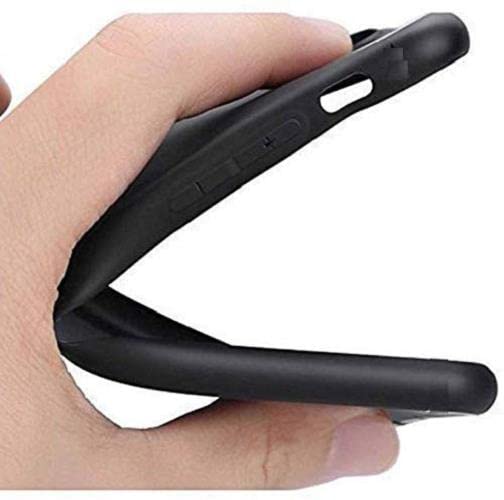 Image of BlazeTech for [ Oppo A5 2020 / A9 2020 ] Liquid Silicone Back Case Cover Flexible |Inner Lining| with Camera Protection Back Cover for [ Oppo A5 2020 / A9 2020 ] - Black