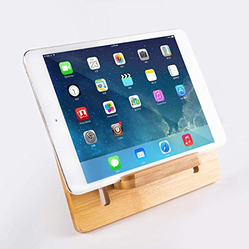 Encozy Cell Phone Stand, Desktop Wooden Mobile Phone Holder Natural Bamboo (Stand 1Pcs) #TOP2
