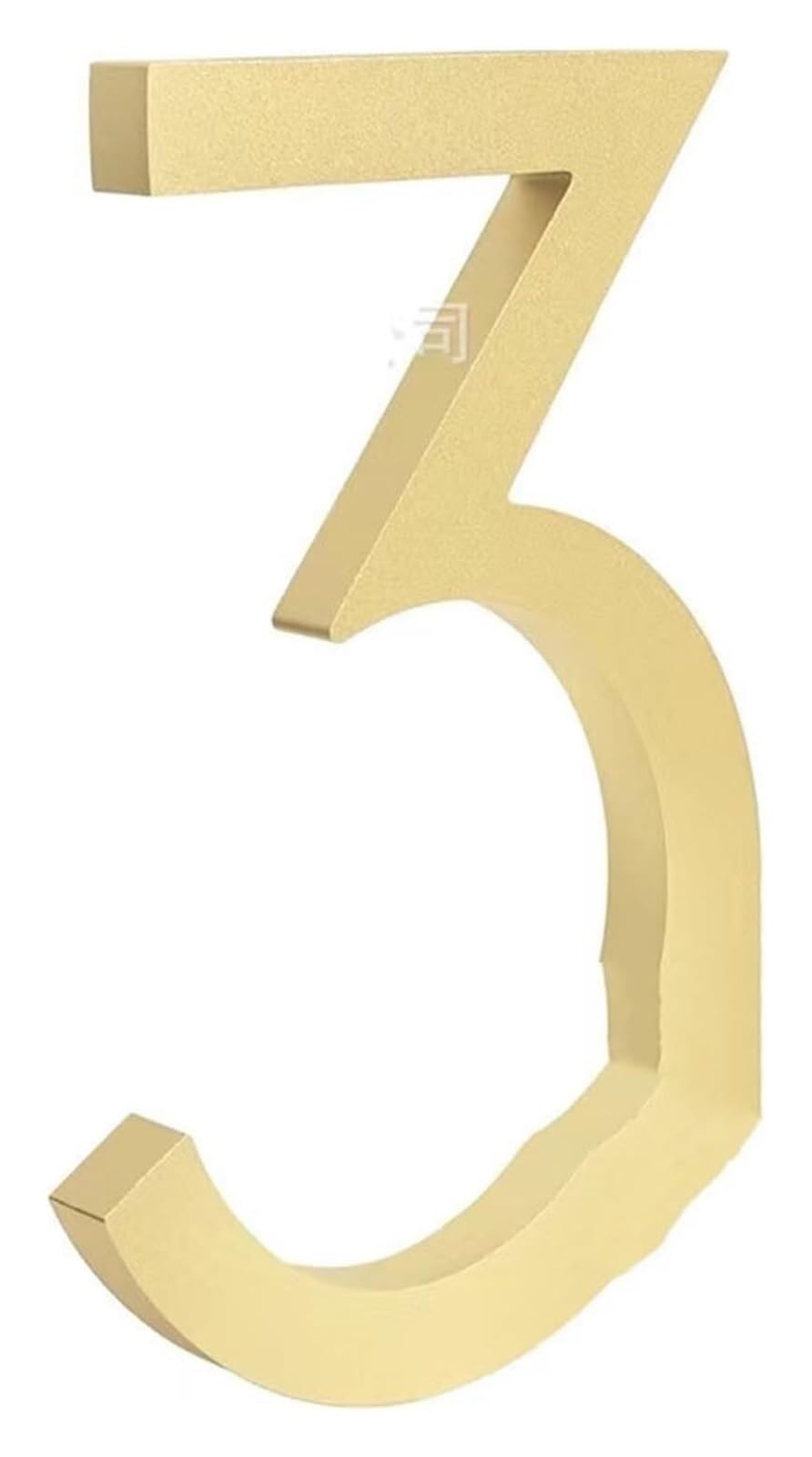 Tabliczka z literami i cyframi drzwiowymi, Tabliczki z numerem domu 15 cm do tabliczki ściennej na drzwi skrzynki pocztowej zewnątrz(No. 3)