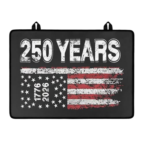 Image of 250 Years Anniversary Stove Top Cover for Electric Stove, 4th of July Patriotic Glass Ceramic Stove Top, Heat Resistant Cooktop Cover Dish Drying Mats Independent Day Decor