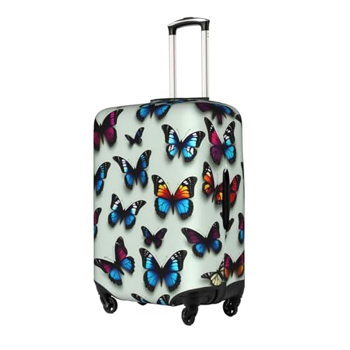Butterfly And Cello Print Luggage Cover For Suitcases, Elastic Travel Bag For Luggage, Stylish Design2