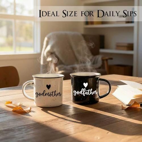 Set de tazas de cerámica 11oz para padrinos miniatura 7