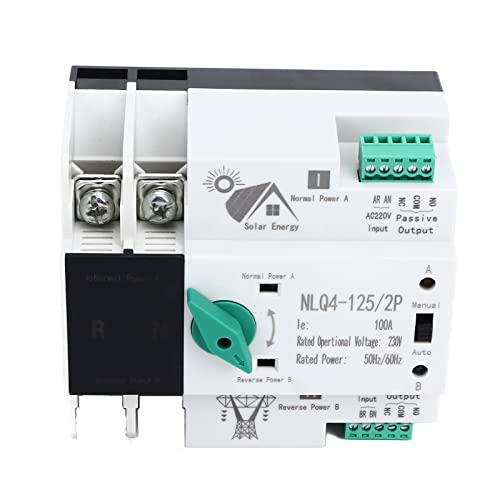 Inverseur automatique double puissance AC rail DIN monophasé