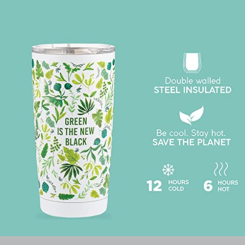 Typhoon Pure 600 Ml Tumbler Green is The New Black, Green,black, 600ML - Image 4