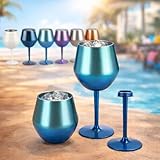 Taça térmica inox 414ml 2 em 1 copo isolado a vácuo parede dupla gin v