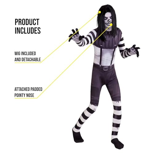 Morphsuits Creepy Clown Disfraz Infantil Talla M miniatura 6