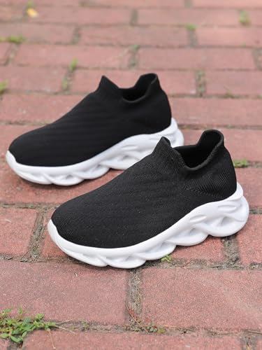 Women's Walking Shoes Fashion Comfortable Streetwear Knit Sneakers2
