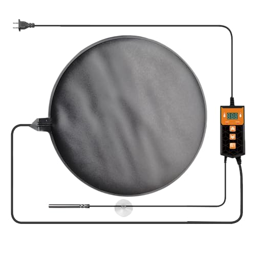 Fermentation is Heating My Beer: Top Heating Belts for Perfect Brews 6 Brewing Heat Pad Sourdough Proofing Heat Mat with Temperature Controller Auto Off Timer for Home Beer Brewing Kombucha Yogurt Kefir Fermentation Sourdough Bread Proofing (With Controller, 1 Pack)