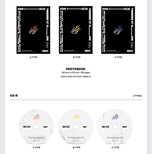 STRAYKIDS : GO LIVE (Standard Ver. / B Type) The 1st Album CD-R+4 Cuts Film+Secret Card+Photocards+Unit Lyric Leaflet+Photobook+(Extra 4 Photocards+1 Double-Sided Photocard+Pocket Mirror) - Image 3
