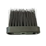 Kaminbesen,Ersatzbesen für Kaminbesteck,Feuerherd Kaminbürste,Kaminbürsten Kaminbesteck, Bürste,Bürstenkopf Kamin,Kaminbesteck-Sets für Zuhause Und Kaminreinigung (1, Schwarz)