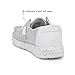 Hey Dude Women's Wendy Sox Stone White Size 7 | Women’s Shoes | Women’s Lace Up Loafers | Comfortable & Light-Weight