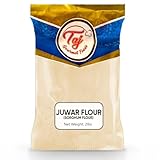 TAJ Premium Sorghum Flour Juwar Flour, Jowar, No Salt, 2-Pounds