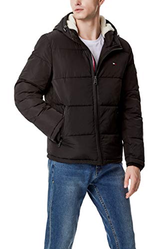Image of Tommy Hilfiger Men's Classic Hooded Puffer Jacket (Standard and Big & Tall)