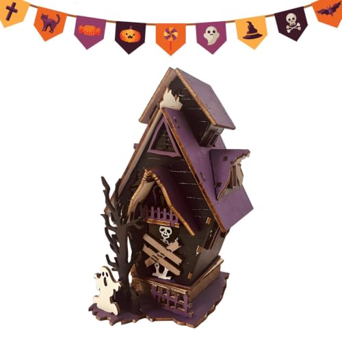 Generisch Budynek Halloween podświetlany rustykalny