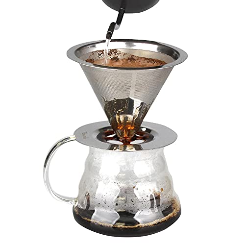 Coador de Café Filtro Aço Inox Reutilizável + Chaveiro CBRN18543