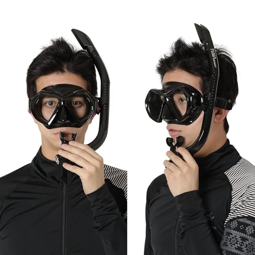TUSA Sport UC-0106 Elite Adult 2-Window Mask & Snorkel Set miniatura 2