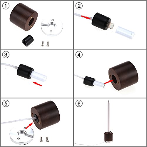 Samdi legno mini caricatore & supporto per Apple