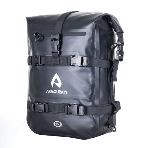 ARMOURAIN �o�C�N�V�[�g�o�b�O�h�� 15L �o�C�N �T�C�h�o�b�O�o�C�N �J�o���h���C�o�b�O�o�C�N �c�[���o�b�O�K�[�h�o�[�o�b�O (PVC �u���b�N, 15L)