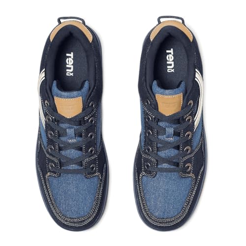 Image of By Sachin Tendulkar Unisex Sundowner Lifestyle Denim Sneakers | All Day Comfort