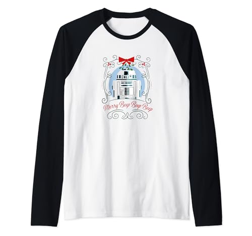T-shirt Star Wars R2-D2 raglan baseball tee homme femme haut manches contrastées