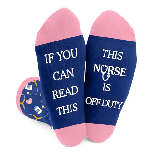 Nurse Gifts for Women Student Cool Gifts for Nurses Week Graduation Retirement Practitioner Appreciation Christmas Valentines Gift Socks Female Presents Nurse Accessories for Work Stocking Stuffers