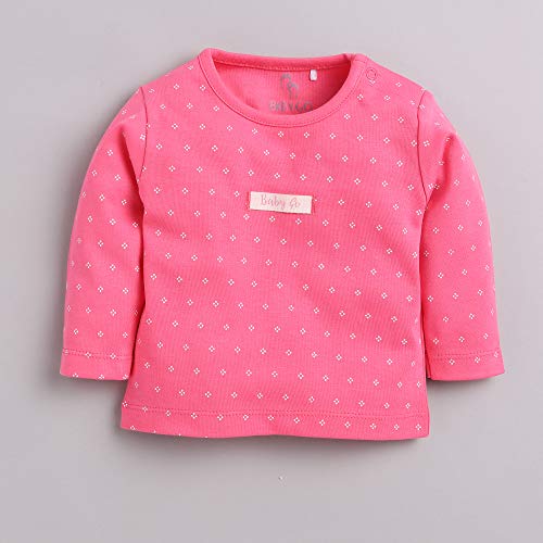 Image of BABY GO Baby full sleeve clothes set for baby Girl| Baby Cotton Dress /T-shirts pant set for baby girls