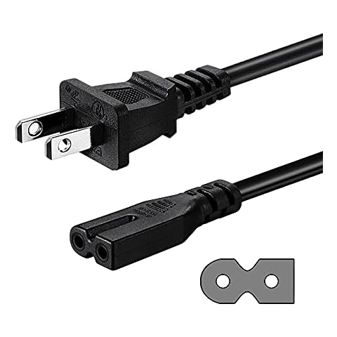 15FT Extra Long Power Cord Compatible with Vizio Sound Bar System, Vizio E-M Series LED Smart TV AC Power Cable Replacement Cover