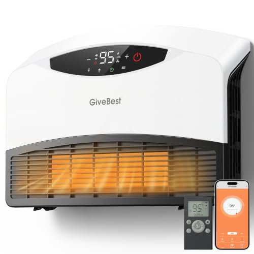 GiveBest 1500W Electric Wall Heater with WiFi...