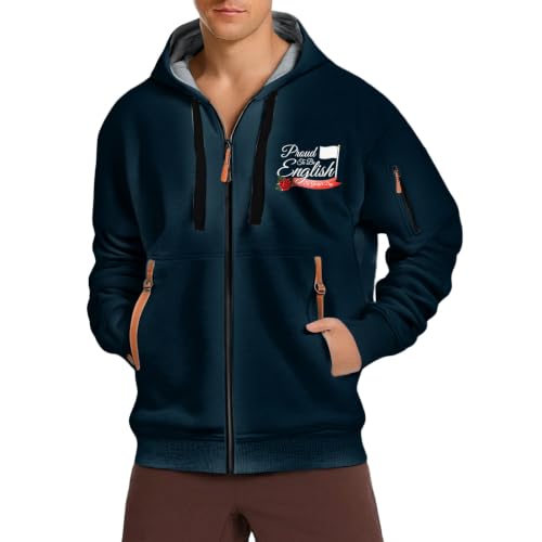 Chaqueta con capucha de forro polar hombre sudadera ligera de gran tamaño manga larga